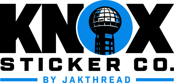 Knox Sticker Co. by JakThread black logo