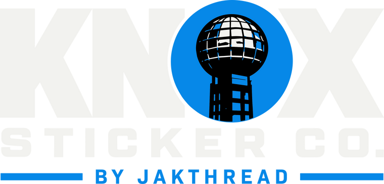 Knox Sticker Co. by JakThread white logo